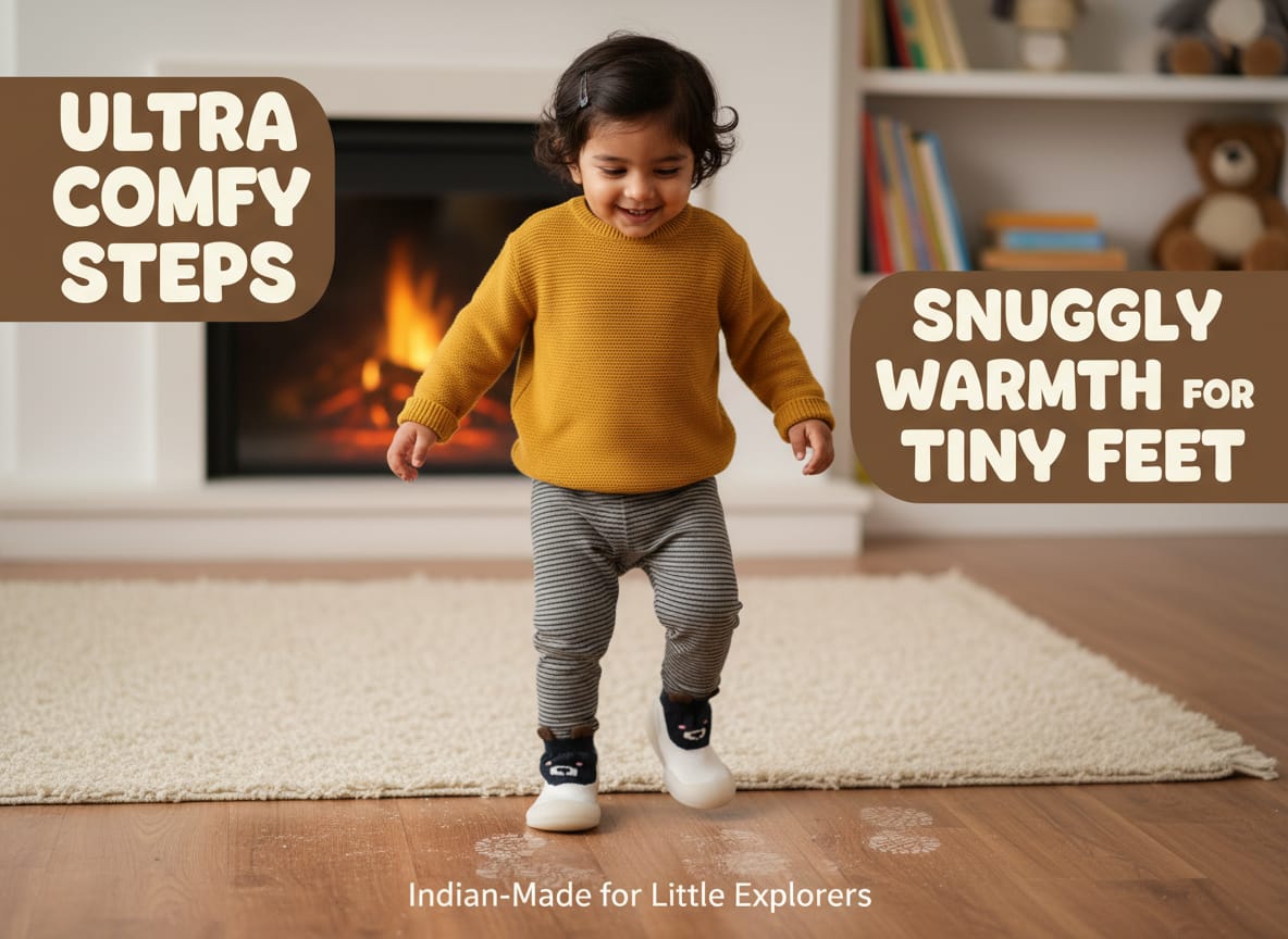 Myau Joy 3 White Bear Running Shoes For Boys & Girls