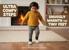 Myau Joy 3 White Bear Running Shoes For Boys & Girls