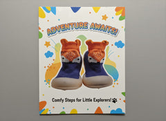 Myau Joy 3 Blue/Orange Running Shoes For Boys & Girls