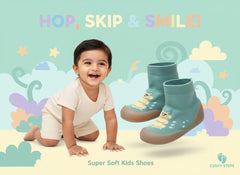 Myau Joy 3 Green Running Shoes For Boys & Girls