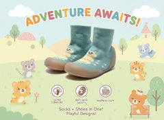 Myau Joy 3 Green Running Shoes For Boys & Girls