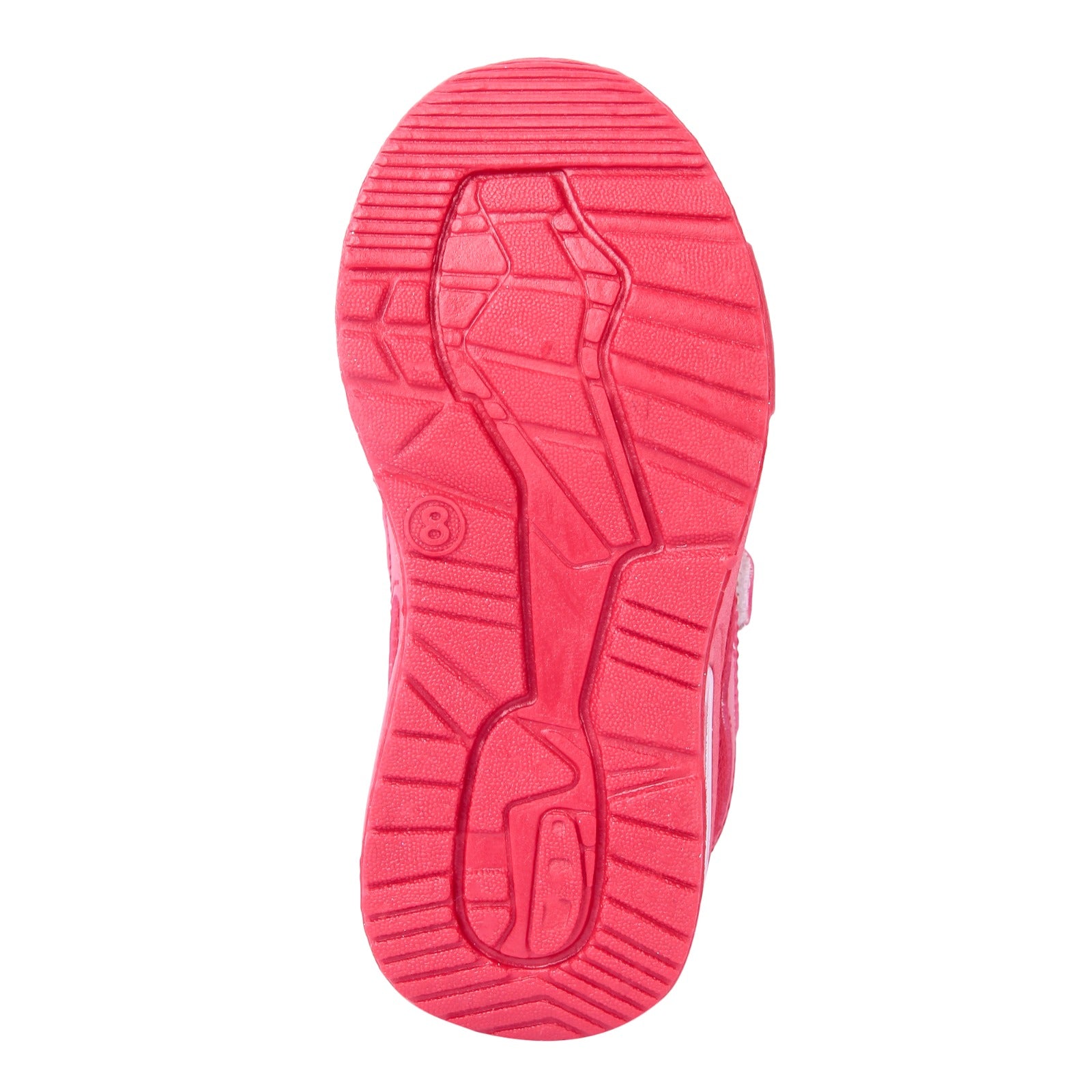 Myau Kids Sneakers, Red color Design, Lightweight, Durable for Everyday Wear 2.5 to 5 Years Kids