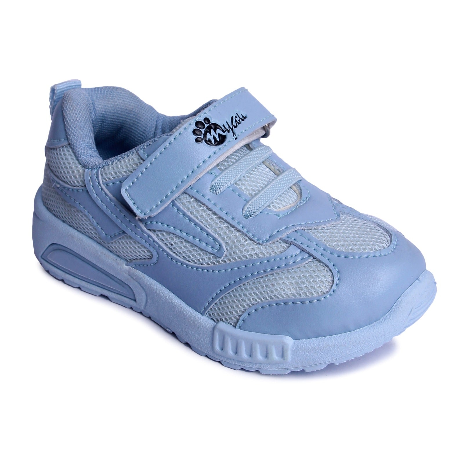Myau Kids Sneakers, Blue color Design, Lightweight, Durable for Everyday Wear 2.5 to 5 Years Kids