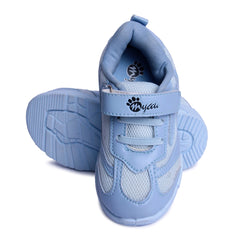 Myau Kids Sneakers, Blue color Design, Lightweight, Durable for Everyday Wear 2.5 to 5 Years Kids