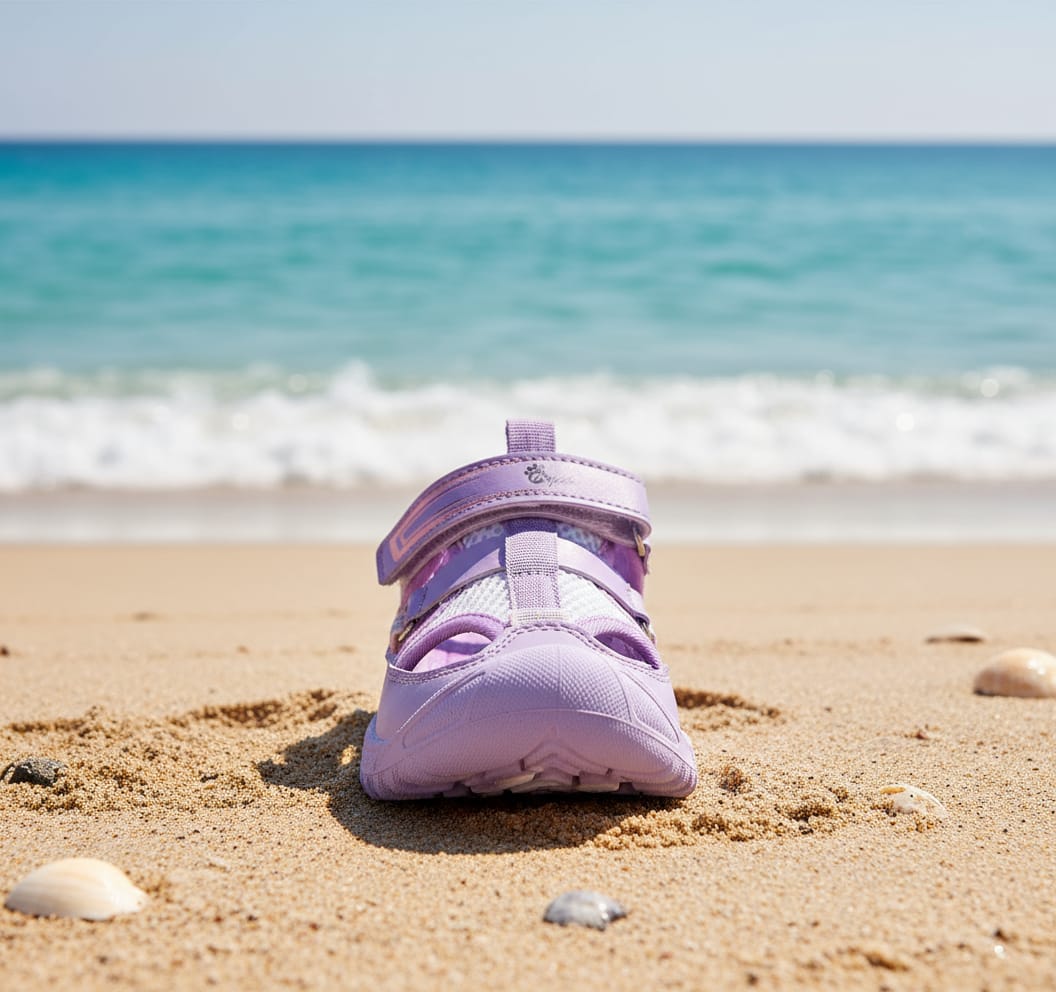 Myau Ryan Breathable Sandals for Comfort and Style For Girls (Purple)