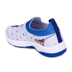 Myau Stretchable Knitted Upper Digital Printed Breathable Sweat Absorbent Fabric Sport Shoes for Boys